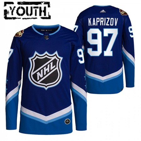 Minnesota Wild Kirill Kaprizov 97 2022 NHL All-Star Blauw Authentic Shirt - Kinderen
